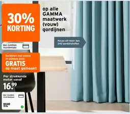 GAMMA gamma gordijnen aanbieding