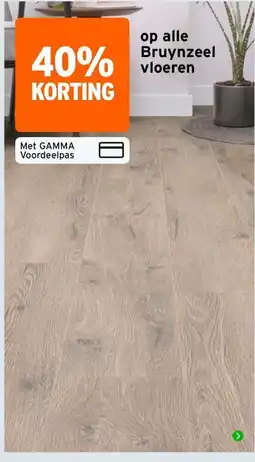 GAMMA Bruynzeel vloeren aanbieding