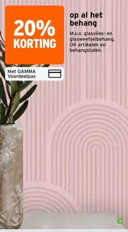 GAMMA gamma behang aanbieding