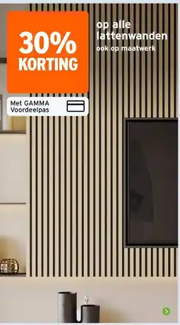 GAMMA Alle lattenwanden aanbieding