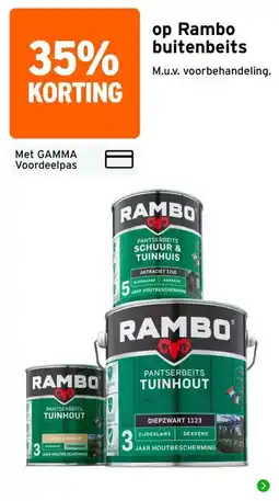 GAMMA Rambo pantserbeits tuinhout aanbieding