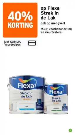 GAMMA Flexa Strak in de Lak aanbieding