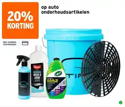 GAMMA op auto onderhoudsartikelen aanbieding