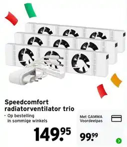 GAMMA Speedcomfort radiatorventilator trio aanbieding