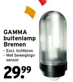 GAMMA gamma buitenlamp bremen aanbieding
