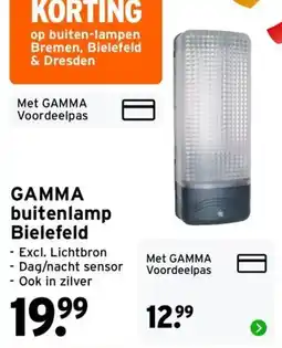 GAMMA gamma buitenlamp bielefeld aanbieding