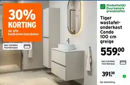 GAMMA Tiger wastafelonderkast Condo aanbieding