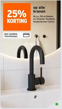 GAMMA Alle kranen aanbieding