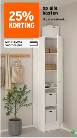 GAMMA Gamma kasten aanbieding