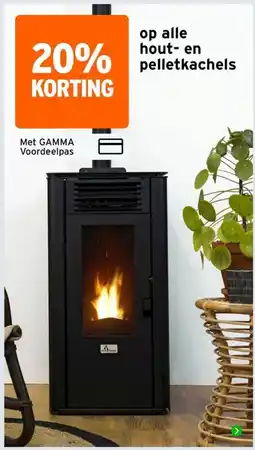 GAMMA Alle hout en pelletkachels aanbieding