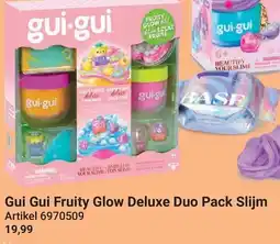 Lobbes Gui Gui Fruity Glow Deluxe Duo Pack Slijm aanbieding