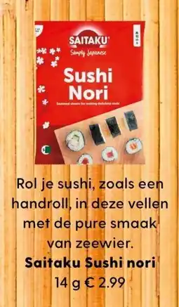 Albert Heijn Saitaku Sushi nori aanbieding