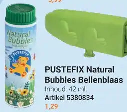 Lobbes Pustefix Natural Bubbles Bellenblaas aanbieding