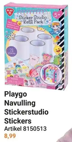 Lobbes Playgo Navulling Stickerstudio Stickers aanbieding