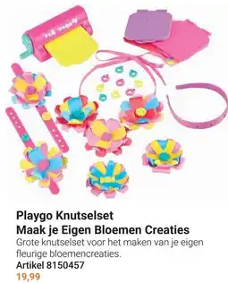 Lobbes Playgo Knutselset Maak je Eigen Bloemen Creaties aanbieding