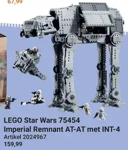 Lobbes Lego Star Wars 75454 Imperial Remnant AT-AT met INT-4 aanbieding