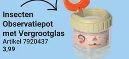 Lobbes Insecten observatiepot met vergrootglas aanbieding