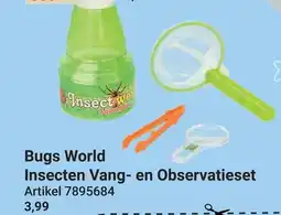 Lobbes Bugs world insecten vang en observatieset aanbieding