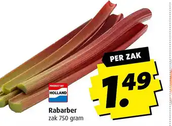 Boni Rabarber 750g aanbieding