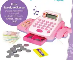Lobbes Roze Speelgoedkassa aanbieding