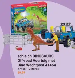 Lobbes schleich DINOSAURS Off-road Voertuig met Dino Wachtpost 41464 aanbieding