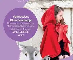 Lobbes Verkleedset Klein Roodkapje aanbieding
