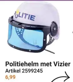 Lobbes Politiehelm met Vizier aanbieding