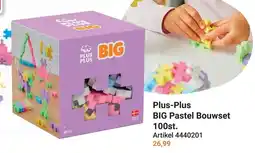 Lobbes Plus-Plus BIG Pastel Bouwset aanbieding