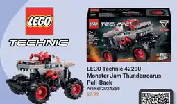Lobbes LEGO Technic 42200 Monster Jam Thunderroarus Pull-Back aanbieding