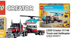 Lobbes LEGO Creator 31146 Truck met Helikopter aanbieding