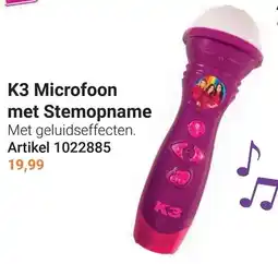 Lobbes K3 Microfoon met Stemopname aanbieding
