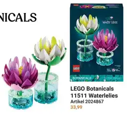 Lobbes Lego Botanicals 11511 Waterlelies aanbieding