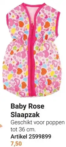 Lobbes Baby Rose Slaapzak aanbieding