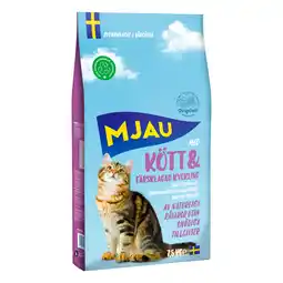 Zooplus Dubbelpak: 2x 7,5 kg Mjau Droogvoer met Vlees Kattenvoer droog aanbieding