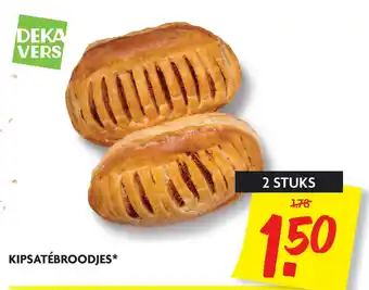 Dekamarkt Kipsatébroodjes aanbieding