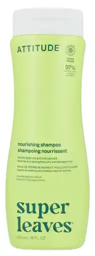De Online Drogist Attitude Super Leaves Nourishing Shampoo aanbieding