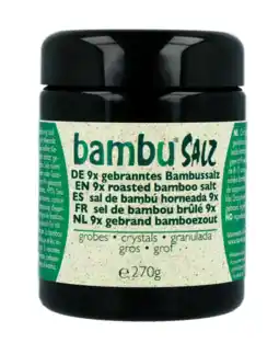 De Online Drogist Bambu Salz Bamboezout Grof 9x Gebrand aanbieding