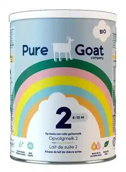 De Online Drogist Pure Goat Opvolgmelk 2 aanbieding