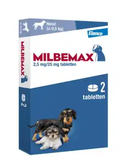 De Online Drogist Milbemax Ontwormen Hond Klein Tabletten 2TB aanbieding
