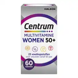 De Online Drogist Centrum Women 50+ Multivitaminen Tabletten 60TB aanbieding