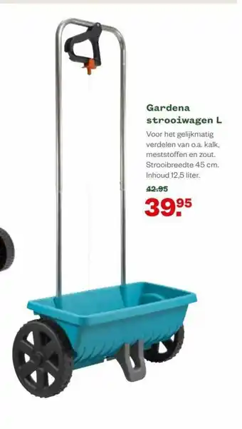 Welkoop Gardena strooiwagen L aanbieding