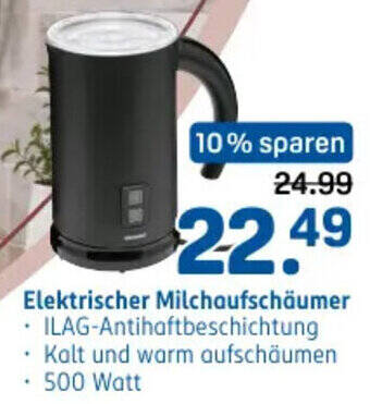 Elektrischer Milchaufschäumer aanbieding bij Rossmann DE