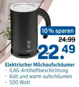 Elektrischer Milchaufschäumer aanbieding bij Rossmann DE