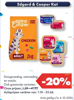Huisdier Voordeelshop Edgard & Cooper Kat aanbieding