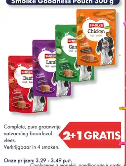 Huisdier Voordeelshop Smolke Goodness Pouch 300 g aanbieding
