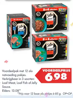 Huisdier Voordeelshop Sheba klassieke natvoeding aanbieding