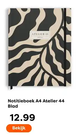 The Read Shop Atelier 44 Notitieboek A4 aanbieding