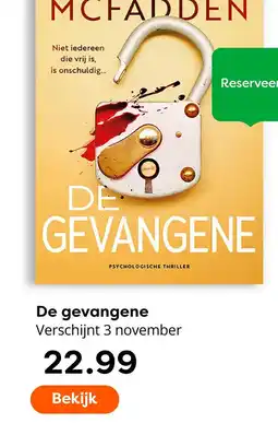 The Read Shop McFadden de gevangene aanbieding