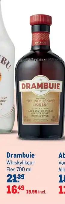 Makro Drambuie Whiskylikeur 700ml aanbieding