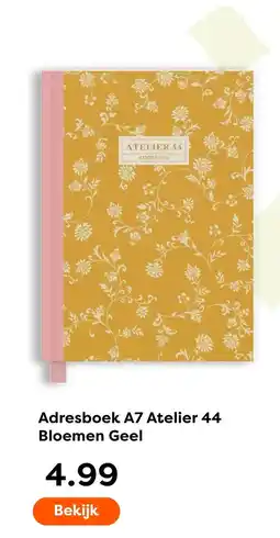 The Read Shop Atelier 44 Adresboek A7 aanbieding